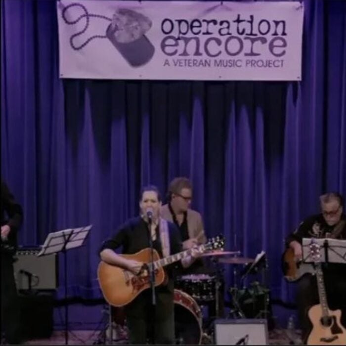 Rachel Harvey Hill performing live